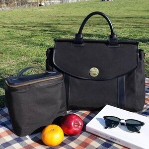 Jemma canvas Black travel Bag